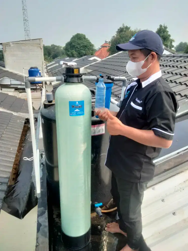 Filter saringan air zat besi kapur kuning berminyak keruh bau dll