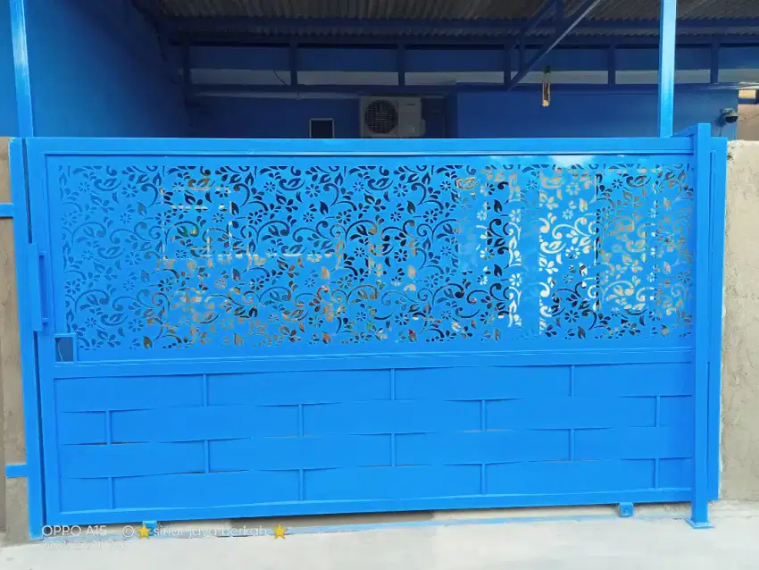 Pintu gerbang cuting laser