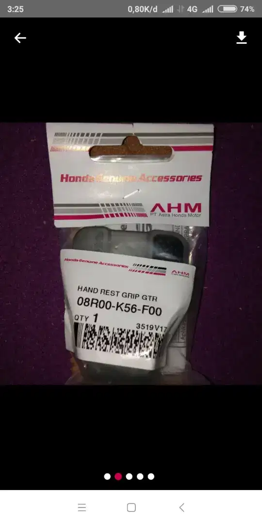Hand rest grip untuk semua jenis motor