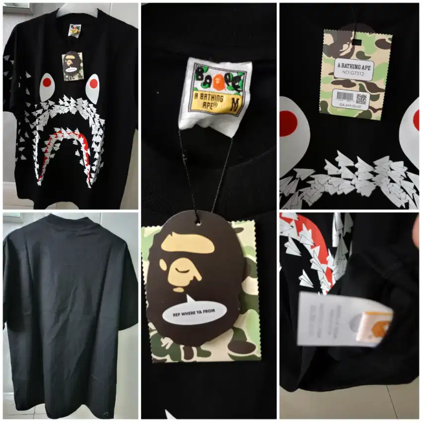 261. Kaos Bape Hitam