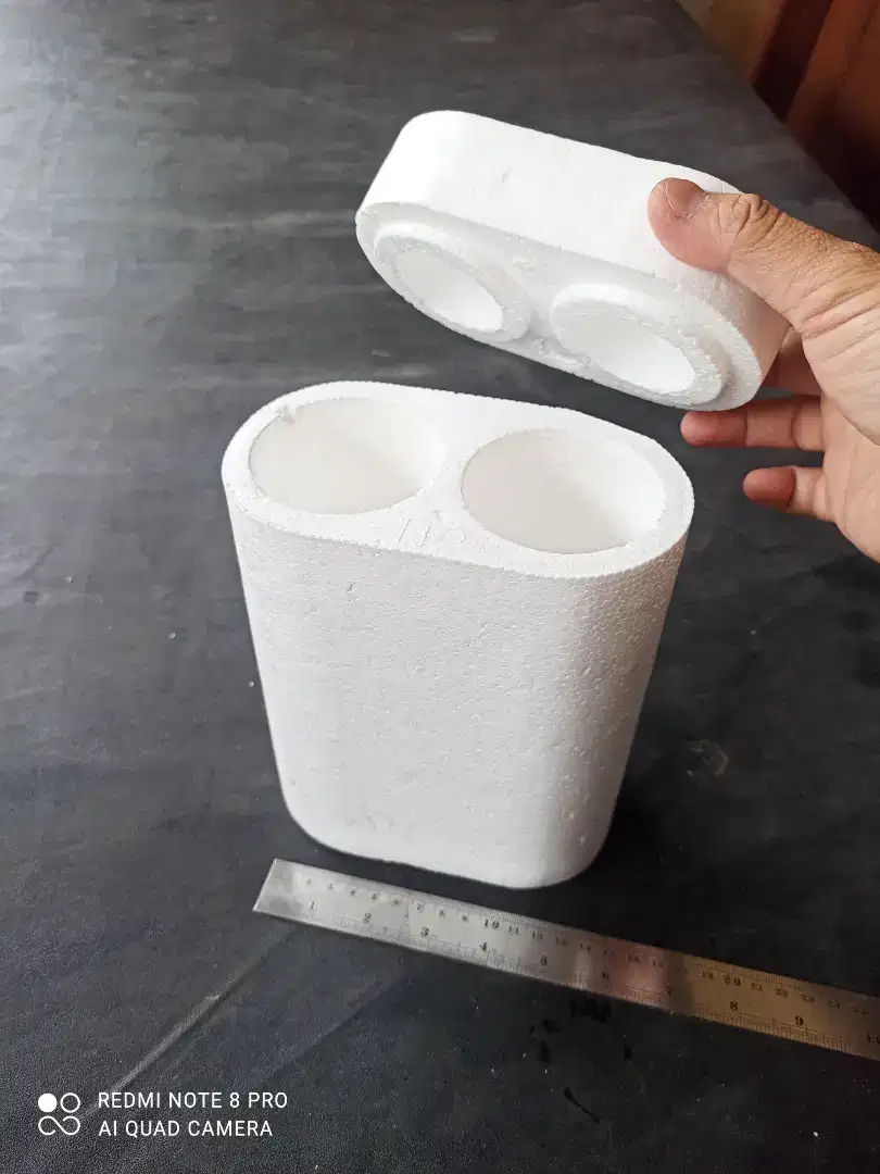 styrofoam botol susu, botol air panas