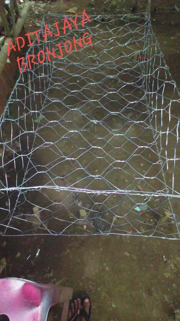 Kawat bronjong manual/pabrikasi