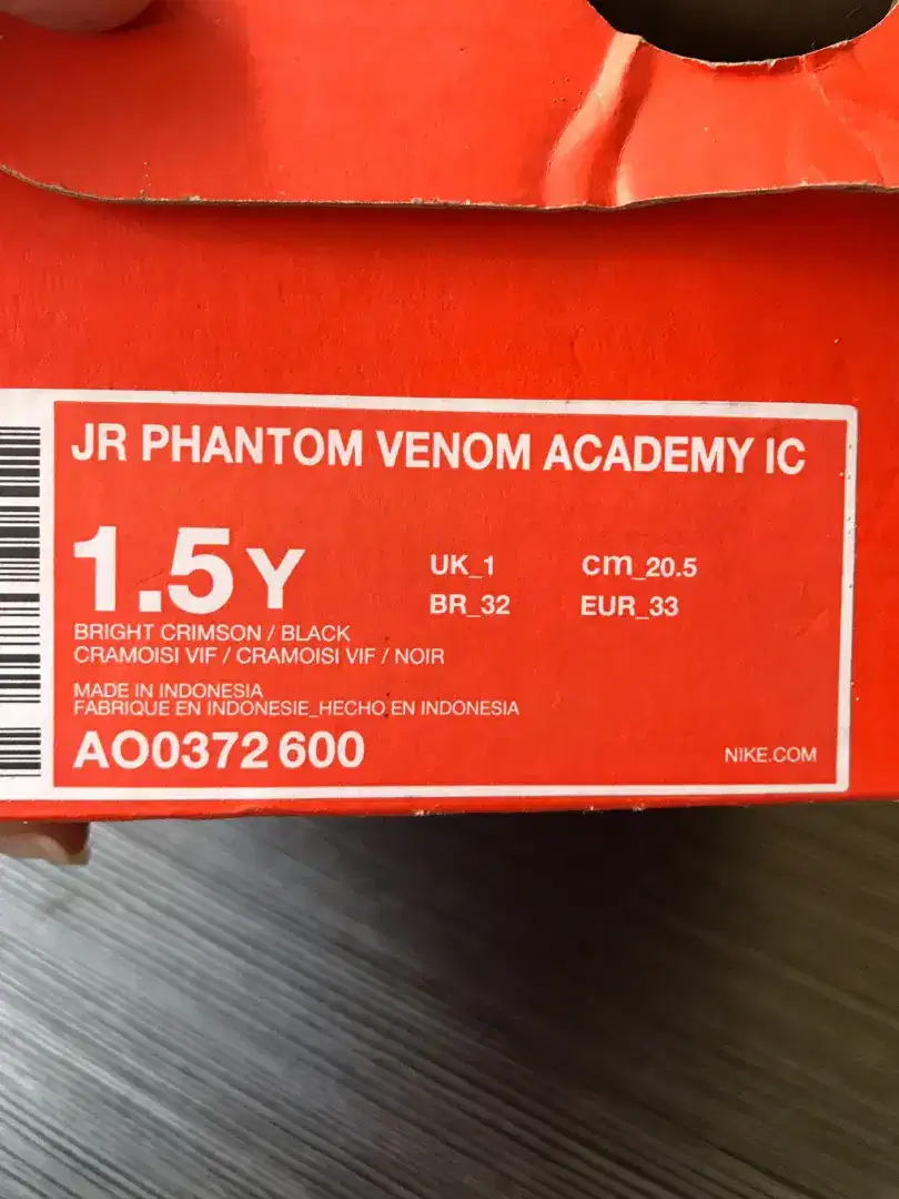 Jual Sepatu Futsal JR Phantom Venom Academy IC