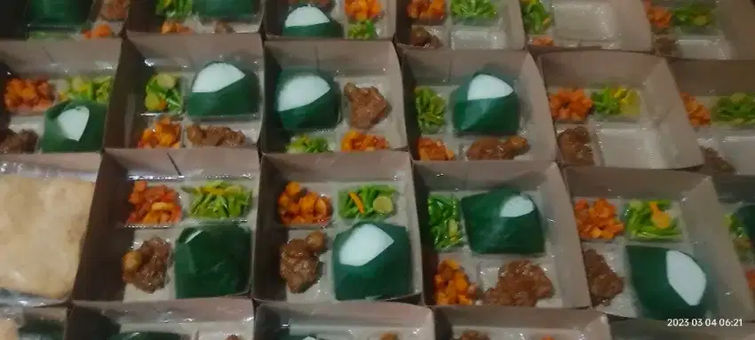 Paket Nasi Rendang nasi box nasi kotak Jakarta siap kirim