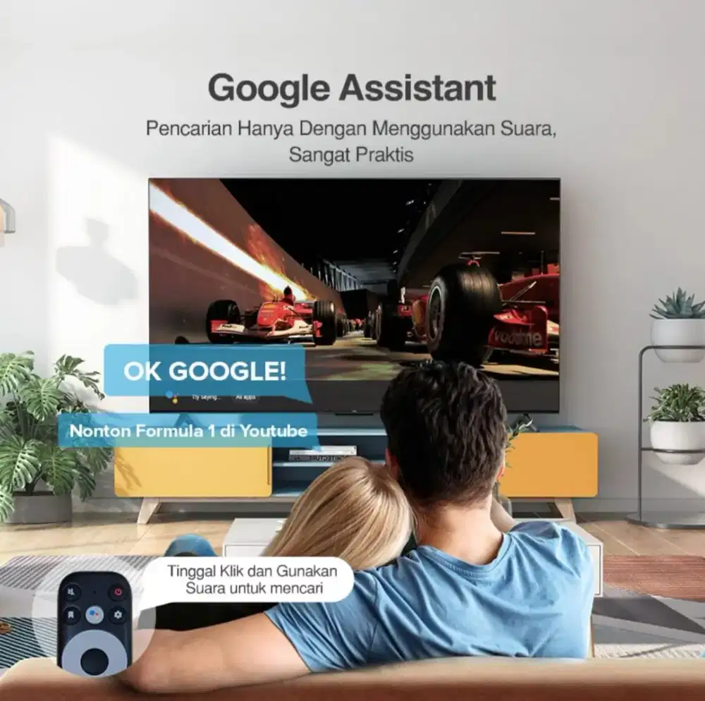 SmartTV Android 11 TCL 43 4K UHD Bezelles GoogleTV Dolby Grs 3th BARU