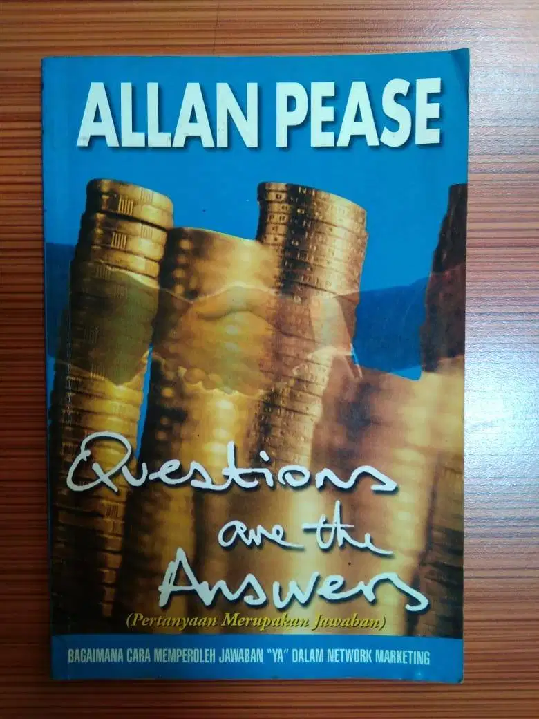 DIJUAL BUKU QUESTION ARE THE ANSWER KARYA ALAN PEASE