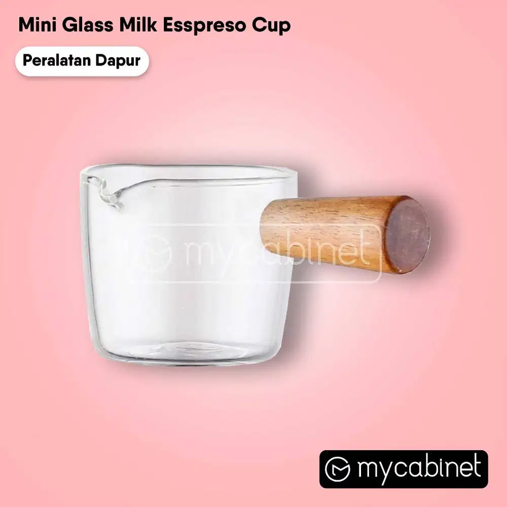 Mini Glass Milk Cup Espresso Cup Mini Pitcher 100ml Murah Berkualitas