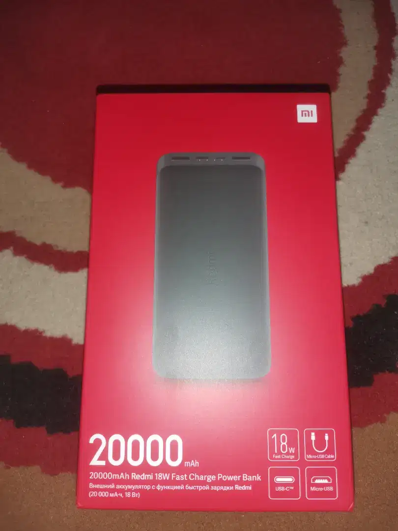 Powerbank xiaomi 20000mah 18watt