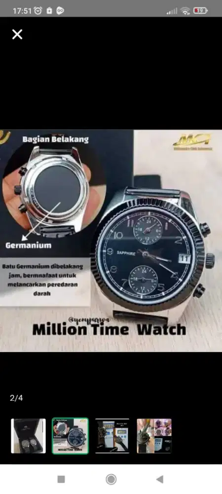 Jam Tangan kesehatan dari Mci