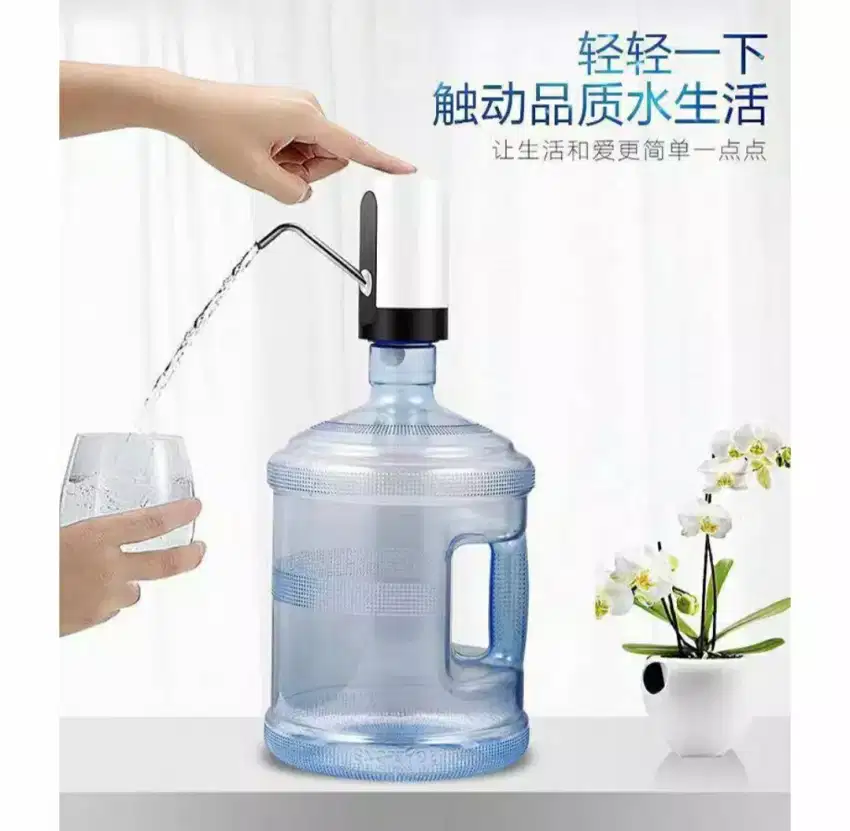 Pompa Galon Elektrik Recharge Dispenser Air Galon Charge DISPENSER USB