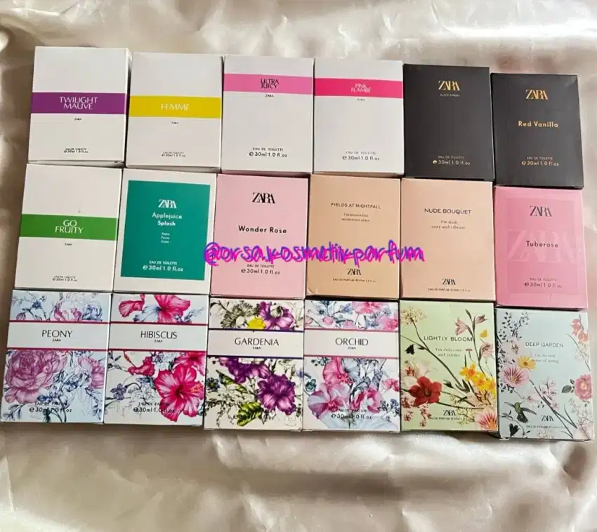 Zara Singapore all varian 30ml