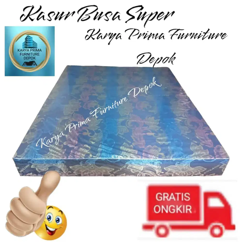 Kasur Busa super 90x200 garansi busa 550rbbonus bantal free ongkir COD