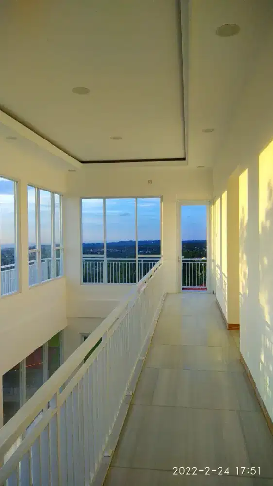 Plafon Gypsum Cat putih terpasang Tangsel