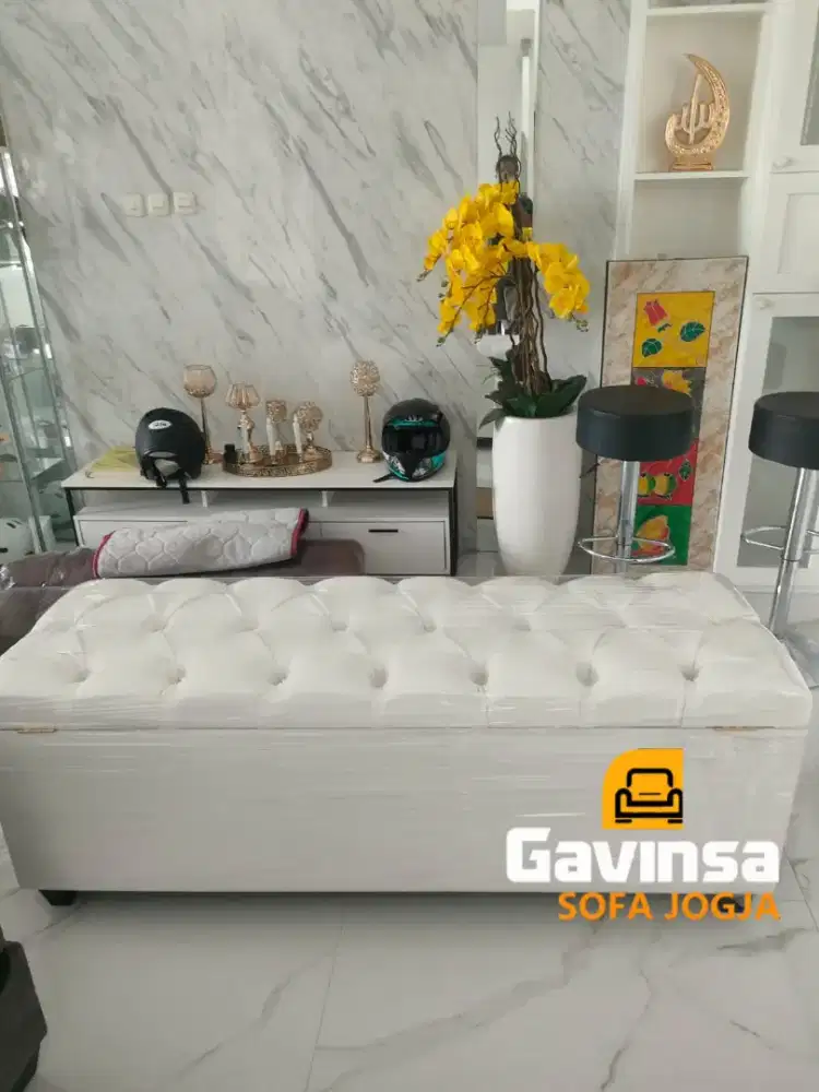 Sofa Premium Puff Storage Jaguar, Oscar, Garansi 2 Tahun