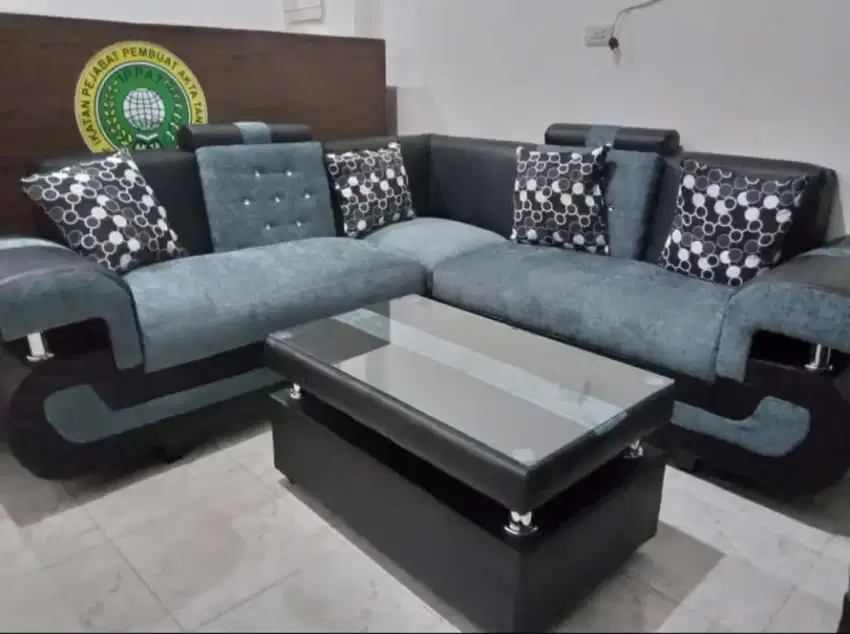 Sofa cantik warna grey