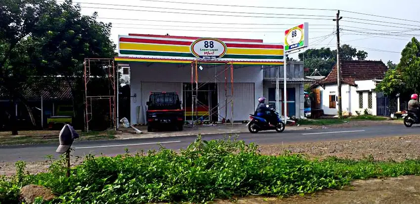 Papan Nama Atau Plang Mini market