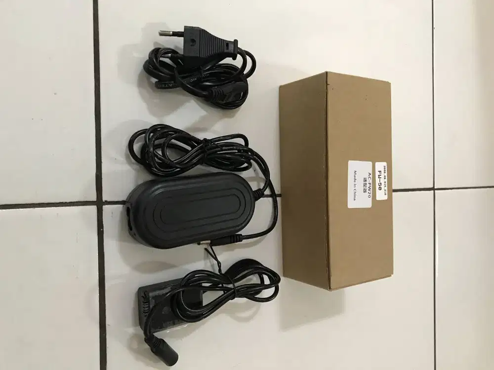 Battery dummy / battery live kabel untuk Sony Mirrorless NP FW50 6500