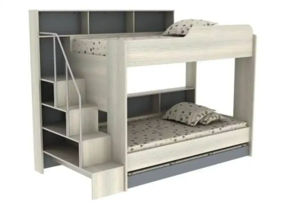 Tempat tidur tingkat lapis hpl