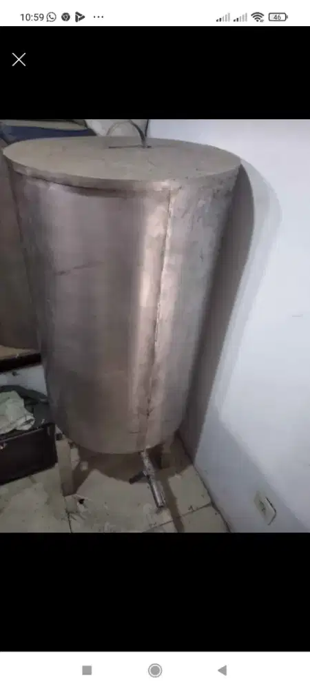 TANGKI STAINLESS MASAK AIR 250 Liter, HARGA PER-UNIT