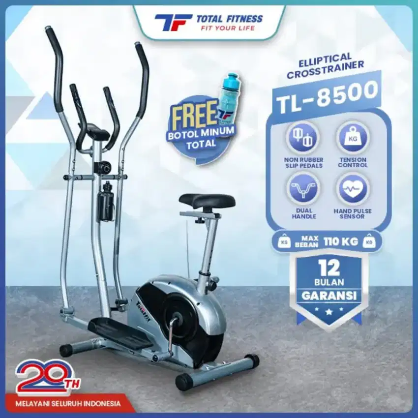 Sepeda Statis Elliptical Bike Crostrainer TL 8500 Orbitrek