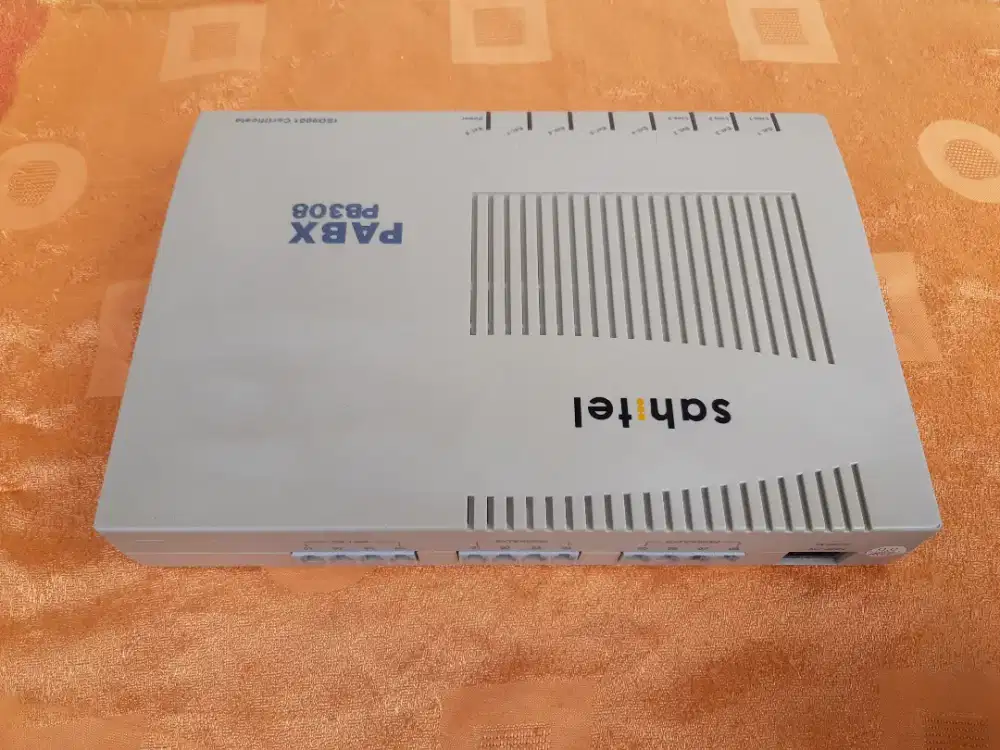 PABX Sahitel PB308 perangkat telepon kabel untuk kantor