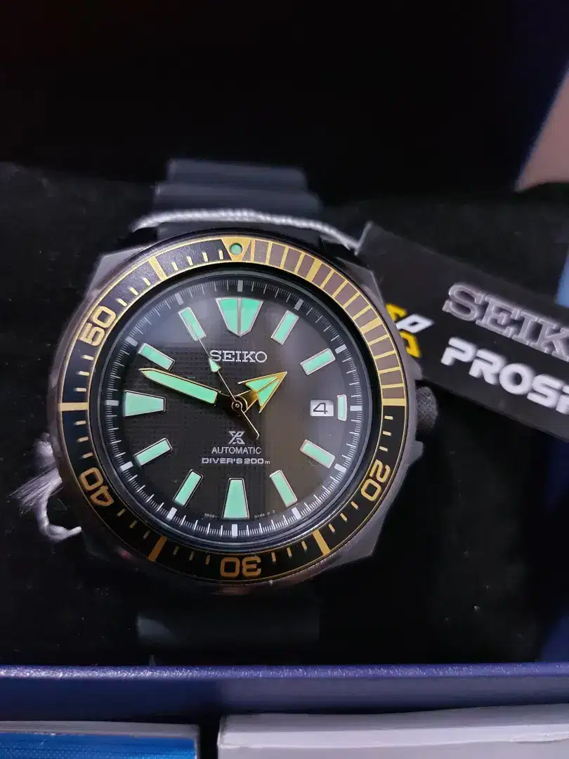 Seiko Prospex Samurai SRPB55K1 Black Gold