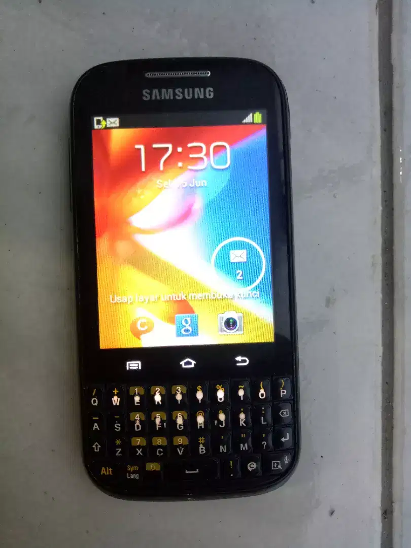 Samsung Galaxy Chat siap pakai