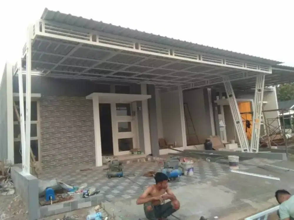 Kanopi minimalis modern terbaru Galvalum 0 30