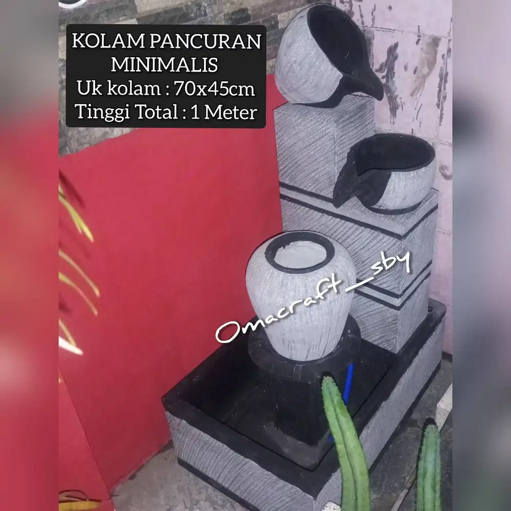 Kolam Pancuran Portable Model Baru