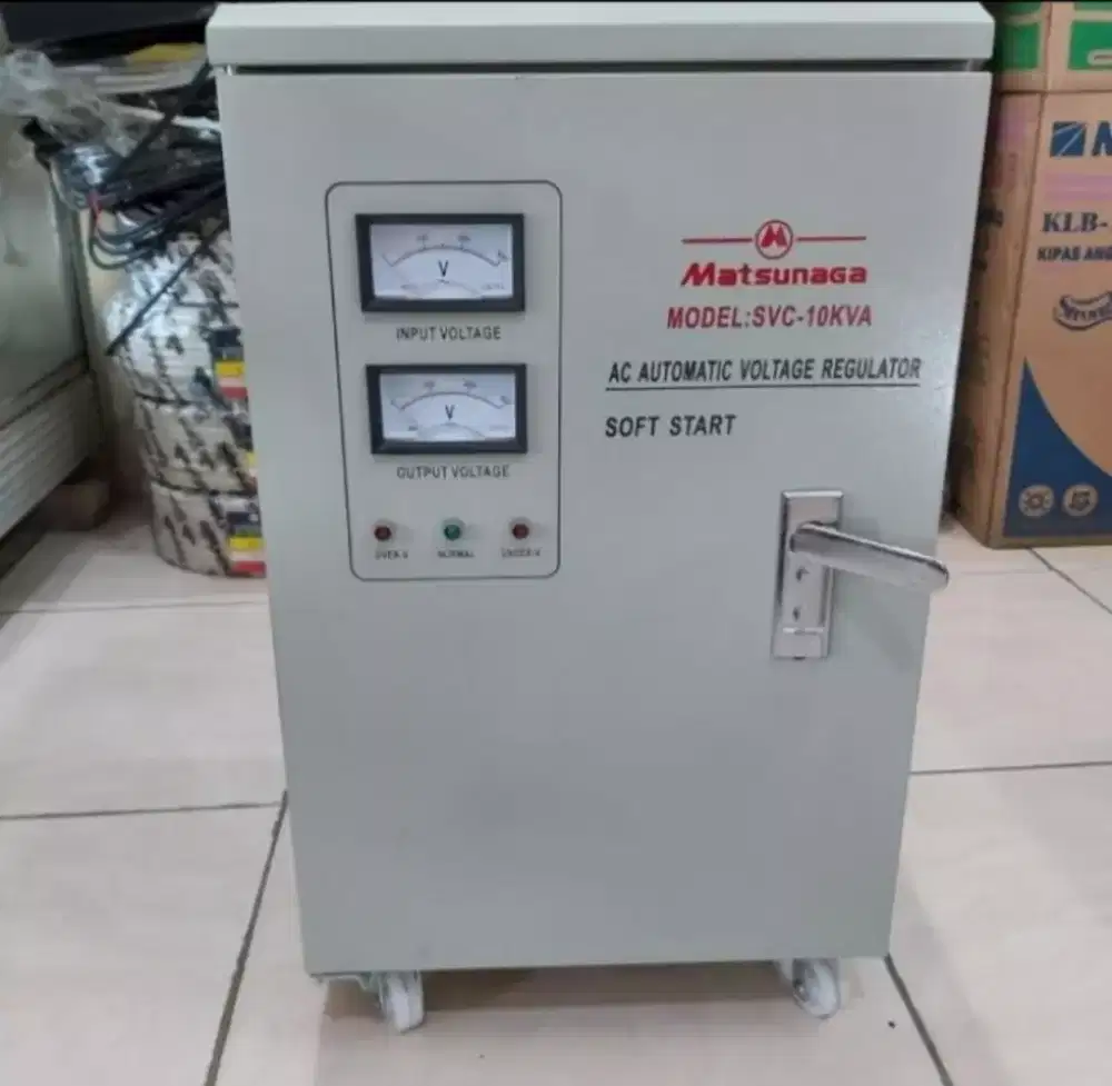 Stabilizer Matsunaga SVC 10 KVA 1 phase/ Matsunaga 10000 w Regulator