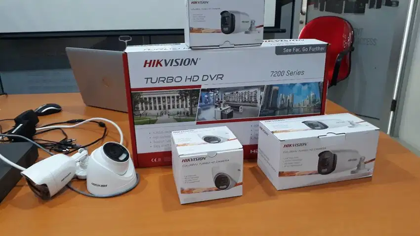 Paket Pasang CCTV 4 Camera Turbo HD Lengkap Instalasi Rapih Garansi