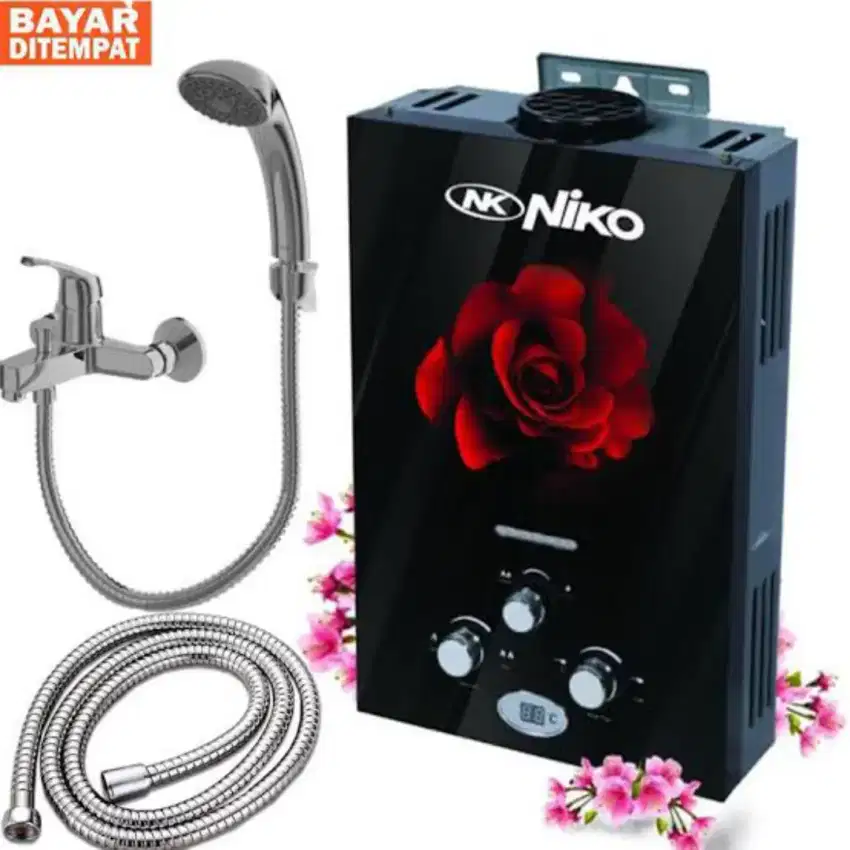 WATER HEATER GAS NIKO PEMANAS AIR 6 LITER 6 LDG DISPLAY DIGITAL