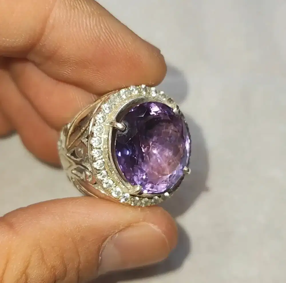 Batu Amethyst Kecubung Ungu Indo - Natural Amethyst Indo
