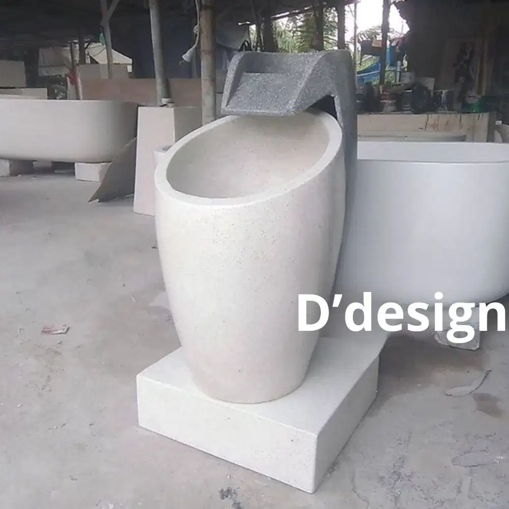 Air Mancur Teraso Gentong Unik Handmade | Air Mancur Terrazzo