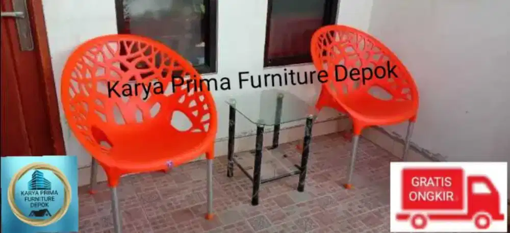 Kursi Teras Plus Meja cocok utk ruang anda 650rb free ongkir kuat awet