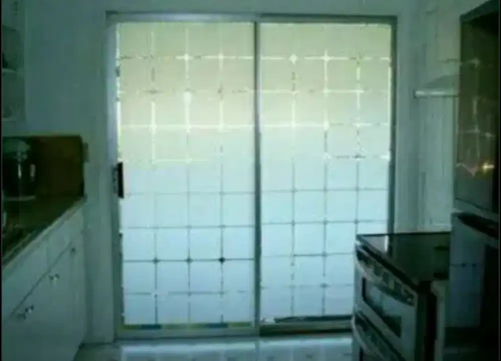 Carajitu menolak cahaya SUN dg sanblast&stiker riben gelap didapur