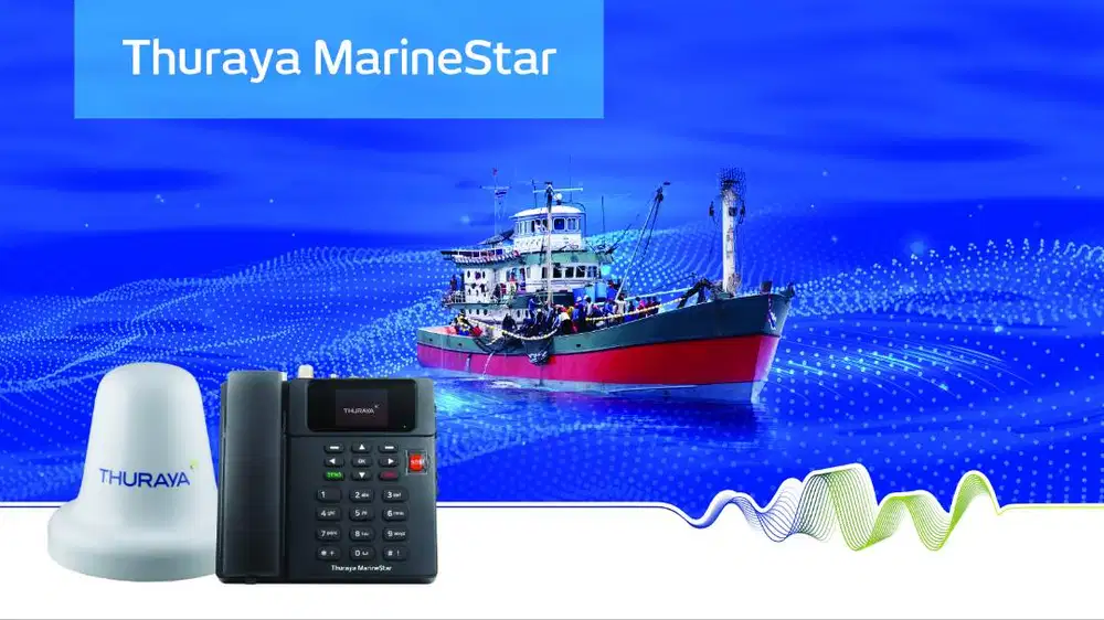 Telepon Satelit Thuraya MarineStar untuk di Lautan
