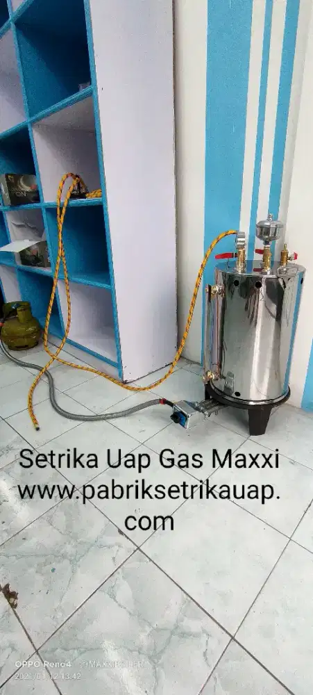Siap Pakai Setrika Uap Gas Laundry