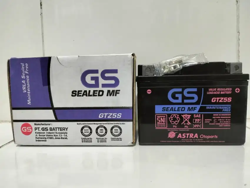 Aki gtz5s gs original