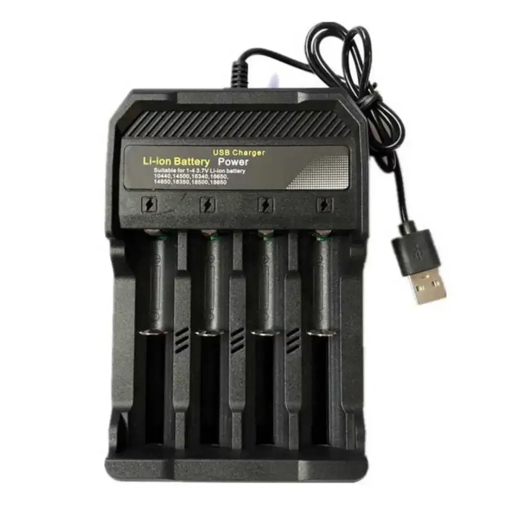 Charger Dok Baterai 18650 4 slot
