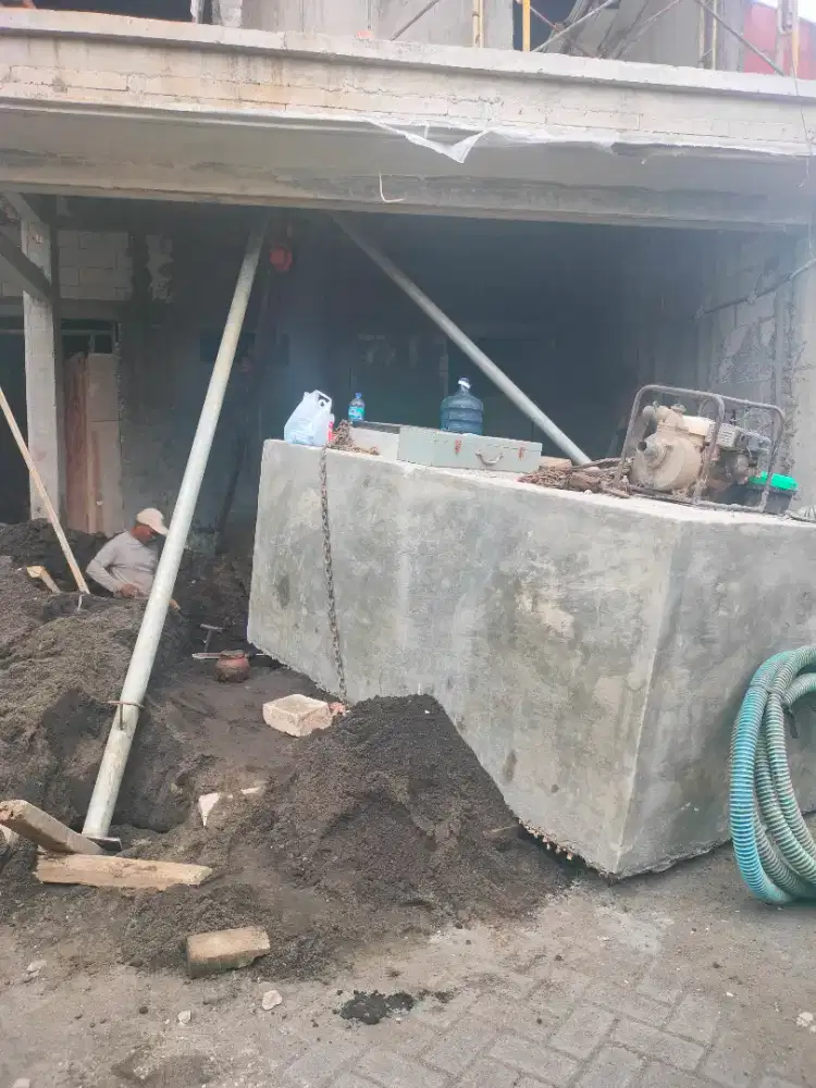 Saptictank groundtank tandon beton cor