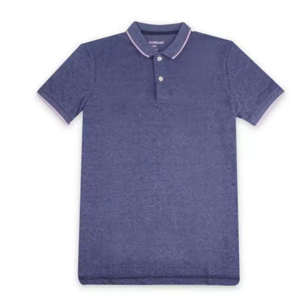 T-Shirt Polo Pria Giordano Ori