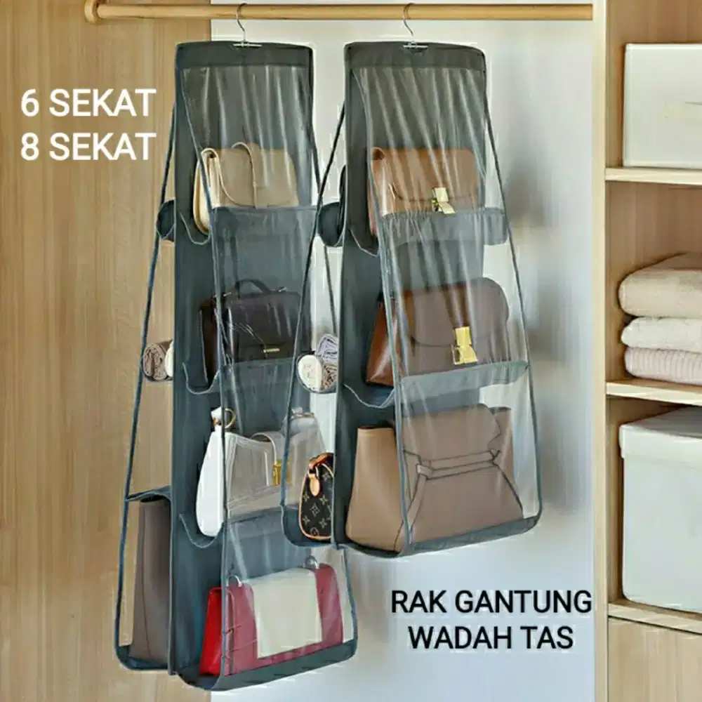 Rak Gantung Wadah Tas