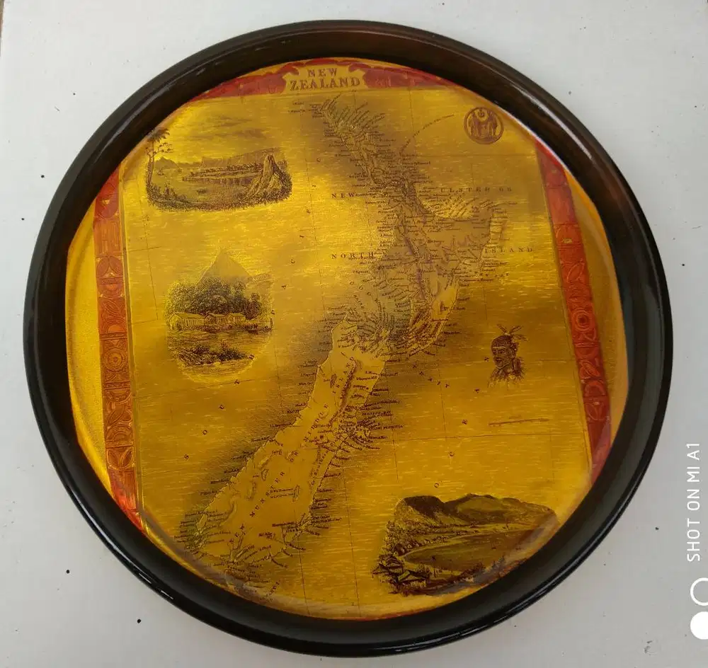Hiasan Peta New Zealand