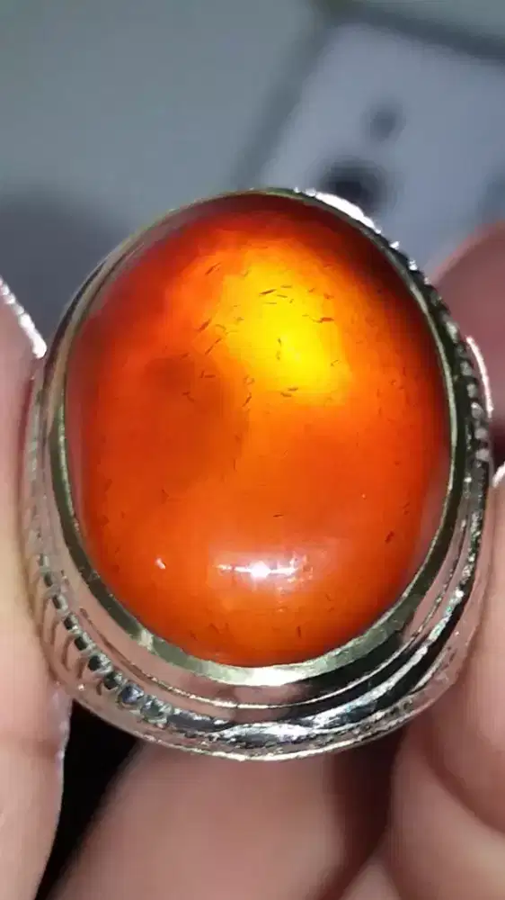 Jual Batu Cincin Yaman Coklat Ahmar Keren Istimewa Top