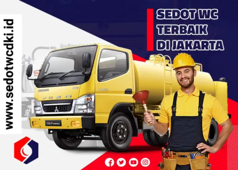 SEDOT WC TEMBAK SALURAN MAMPET JAKARTA SELATAN