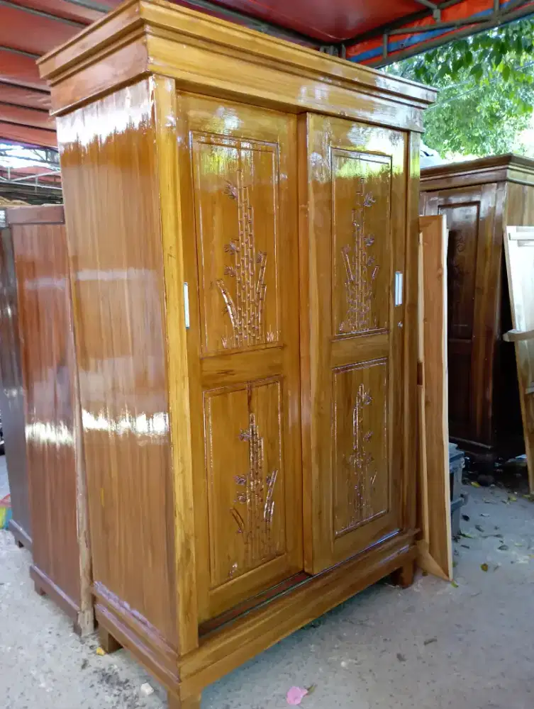 Lemari Pintu 2 Sleeding Jati