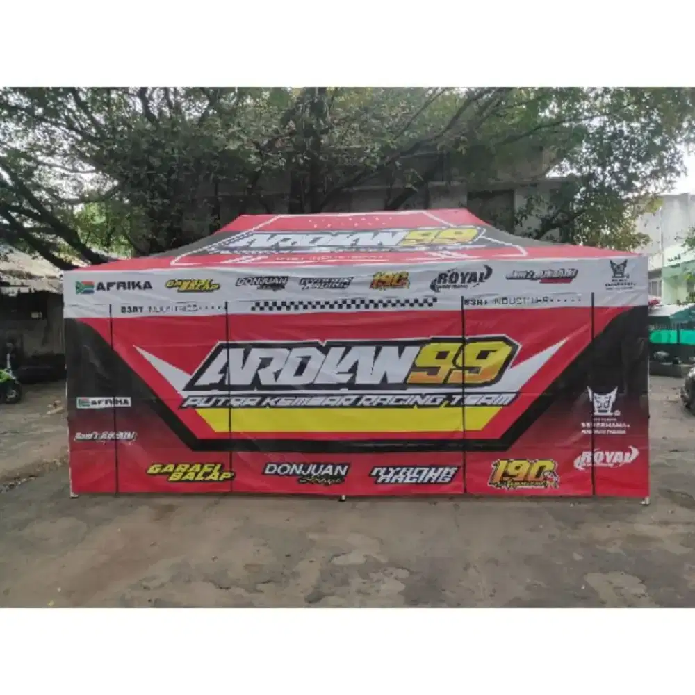 Tenda paddock balap 3x4,5