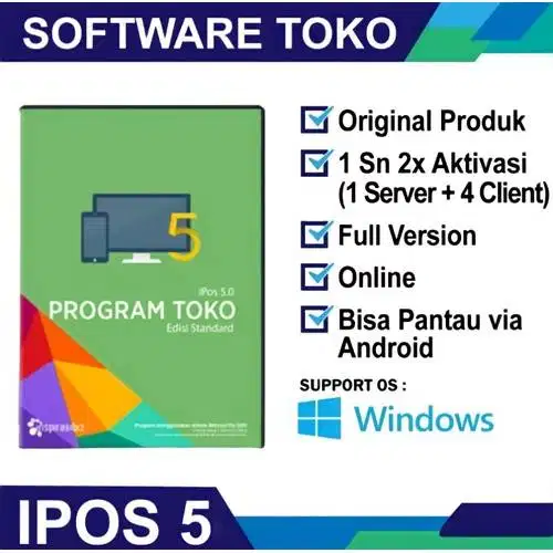 IPOS 5 STANDARD PROGRAM KASIR TOKO SOFTWARE
