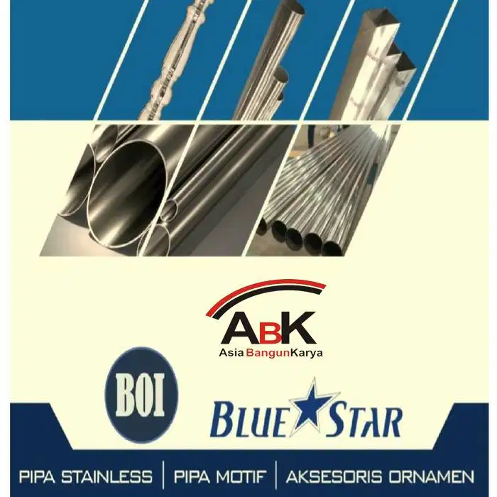 Pipa Stainles Bluestar 201 dan 304